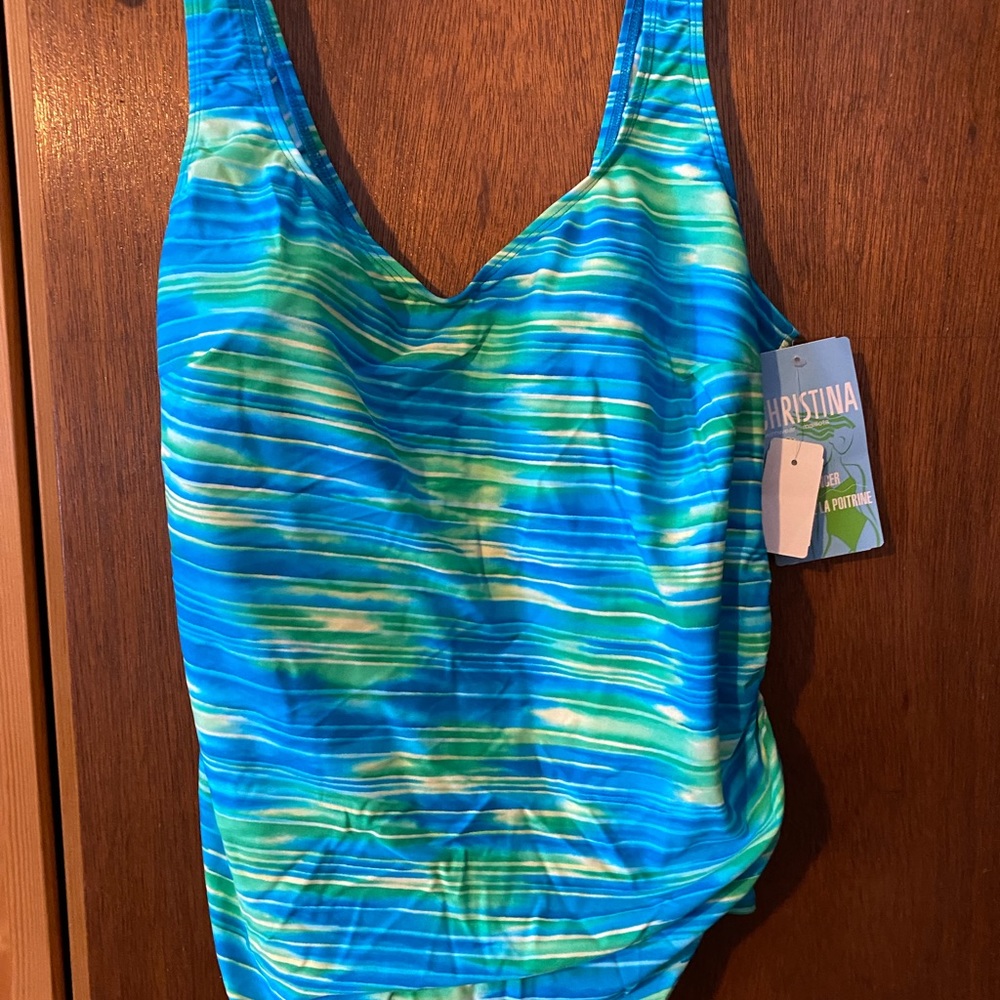 Christina One Piece Swimsuit 24W NWT